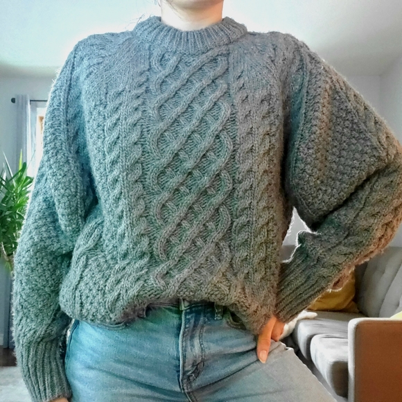 H&m oversized chunky knit sweater - Picture 4 of 4